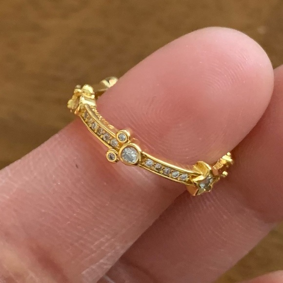 NWOT Disney Mickey Mouse & Minnie Mouse Sparkling Eternity Ring Size US 6, 7 & 8 - Picture 7 of 11